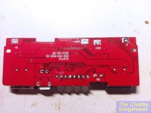 Rear side view of the USB charging board. Nothing to see here, move along